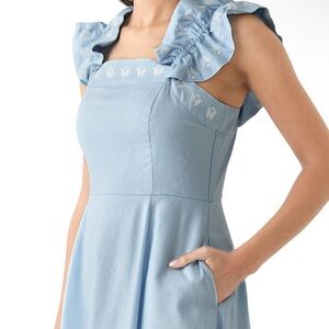 Crown & Ivy Light Blue Midi Dress